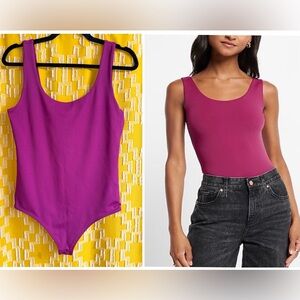 Express Body Contour Compression Thong Bodysuit